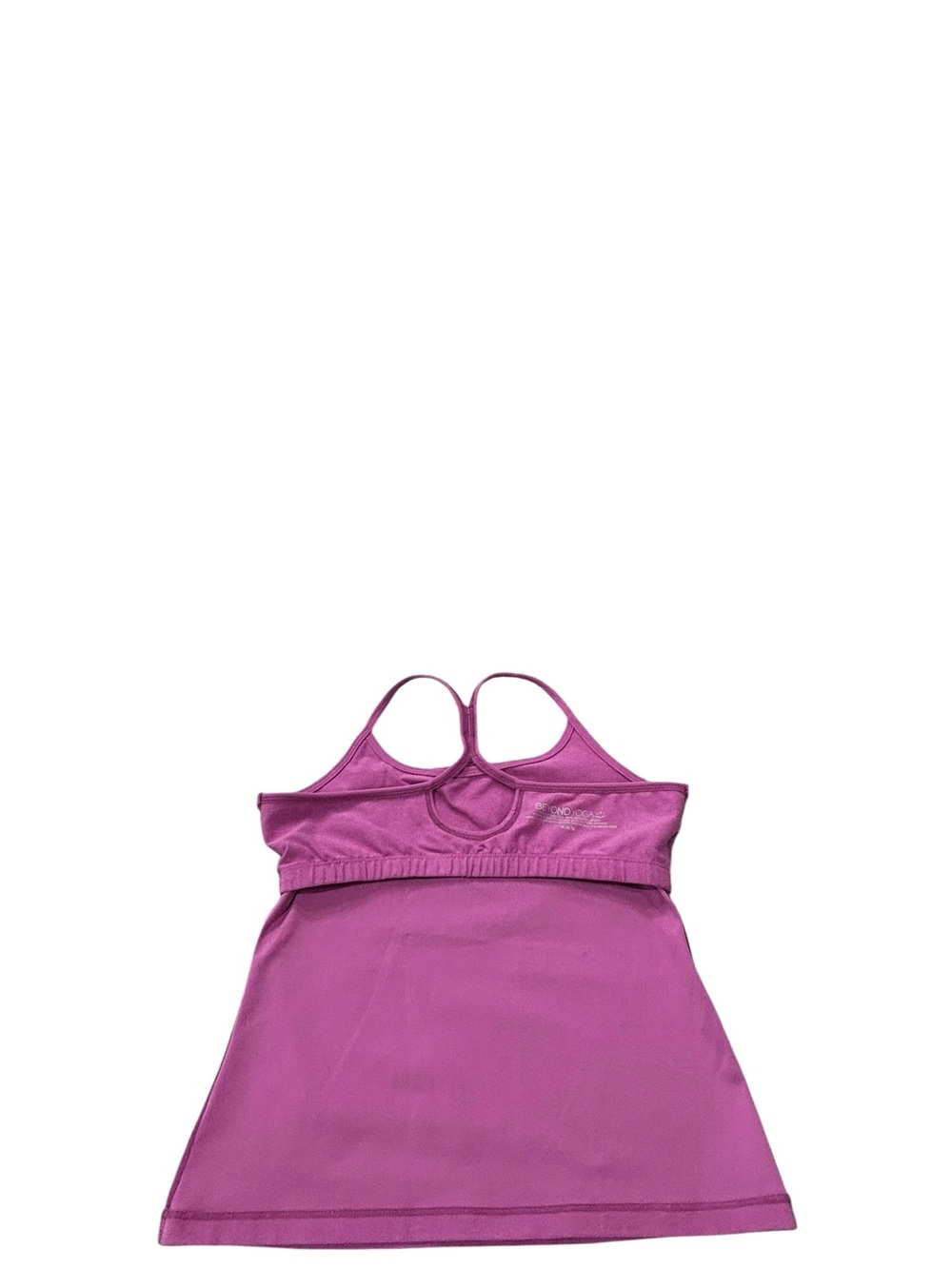 Beyond Yoga Spacedye Slim Racerback Cropped Tank Top Sz M in Pink Heather - Picture 5 of 11